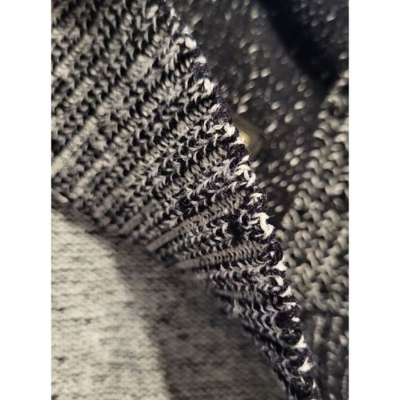 Xray jeans Black Marbled 1/4 Zip Mock Neck Sweater Size S Small Knit - Picture 5 of 11